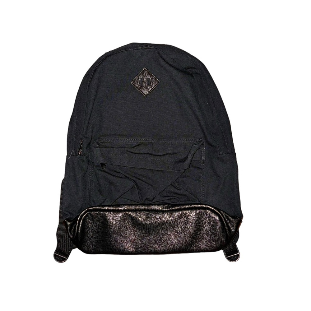 Asos Solid Color Backpack In Black